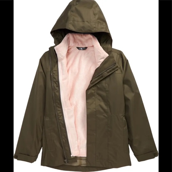 North Face Kid' Osolita TriClimate® Waterproof 3-in-1 Jacket Olive Green